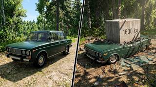 Lada 2106 vs 1600 kg - BeamNG.Drive - Gameplay screenshot 2