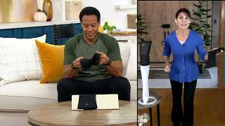 Tommie Copper Set of 2 Infrared Compression Knee Sleeves on QVC