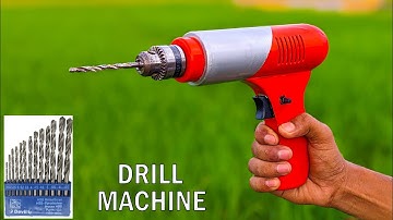 How To Make powerful Drill machine From PVC pipe At Home
