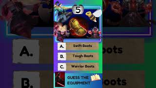 MLBB EQUIPMENTS QUIZ PART 38 #mlbb #Trivia  #quiz #games #youtubeshorts