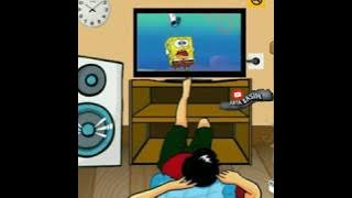 Story wa animasi SANTUY Nonton SPONGEBOB versi SUNDA LUCU