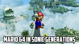 ⭐ Super Mario 64 in Sonic Generations - SM64 Generations - Sky Sanctuary Act 1 & 2