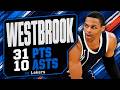 Russell Westbrook 31 pts 10 asts vs Lakers 14/15 season