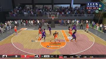 NBA 2K24 Random Rec Running