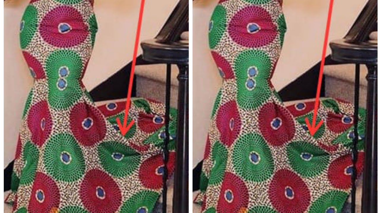 Yanda ake yanka mermaid skirt...(Kayan Amare)....How to perfectly cut a mermaid dress.