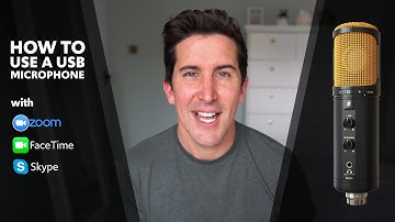 Improve Zoom Audio Quality with a USB Microphone (Also works with Skype & FaceTime)