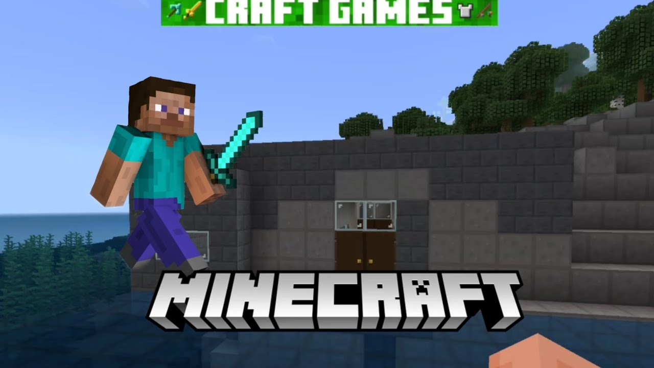 Minecraft house built in underground