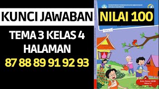 Kunci Jawaban Tema 3 Kelas 4 Halaman 87 88 89 91 92 93