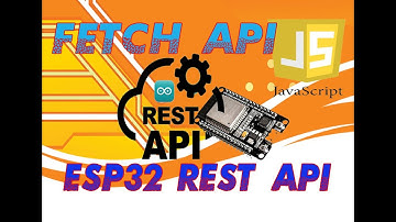 ESP32 REST API server | Control  / Aksess port GPIO Via Fetch API -Javascript /  CMD