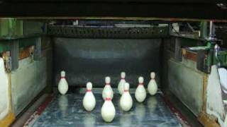 Duckpin bowling VERY close up !!!