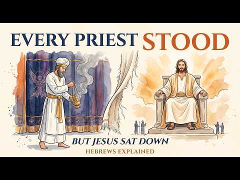 Why Every Priest Stood — and Why Jesus Sat Down: Hebrews Explained