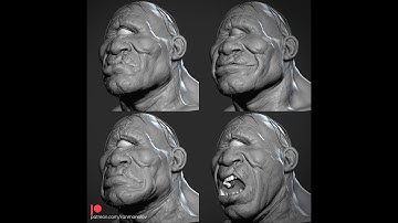 Cyclop - Blend Shapes | ZBrush