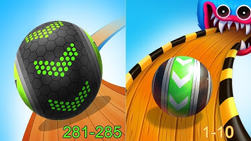 Going Balls VS Sky Rolling Ball 3D Android iOS Gameplay (Level 281-285)