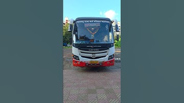 MSRTC Sleeper Seater Bus Borivali -Devgad Route At Borivali Nancy Colony Depot#shorts #msrtc