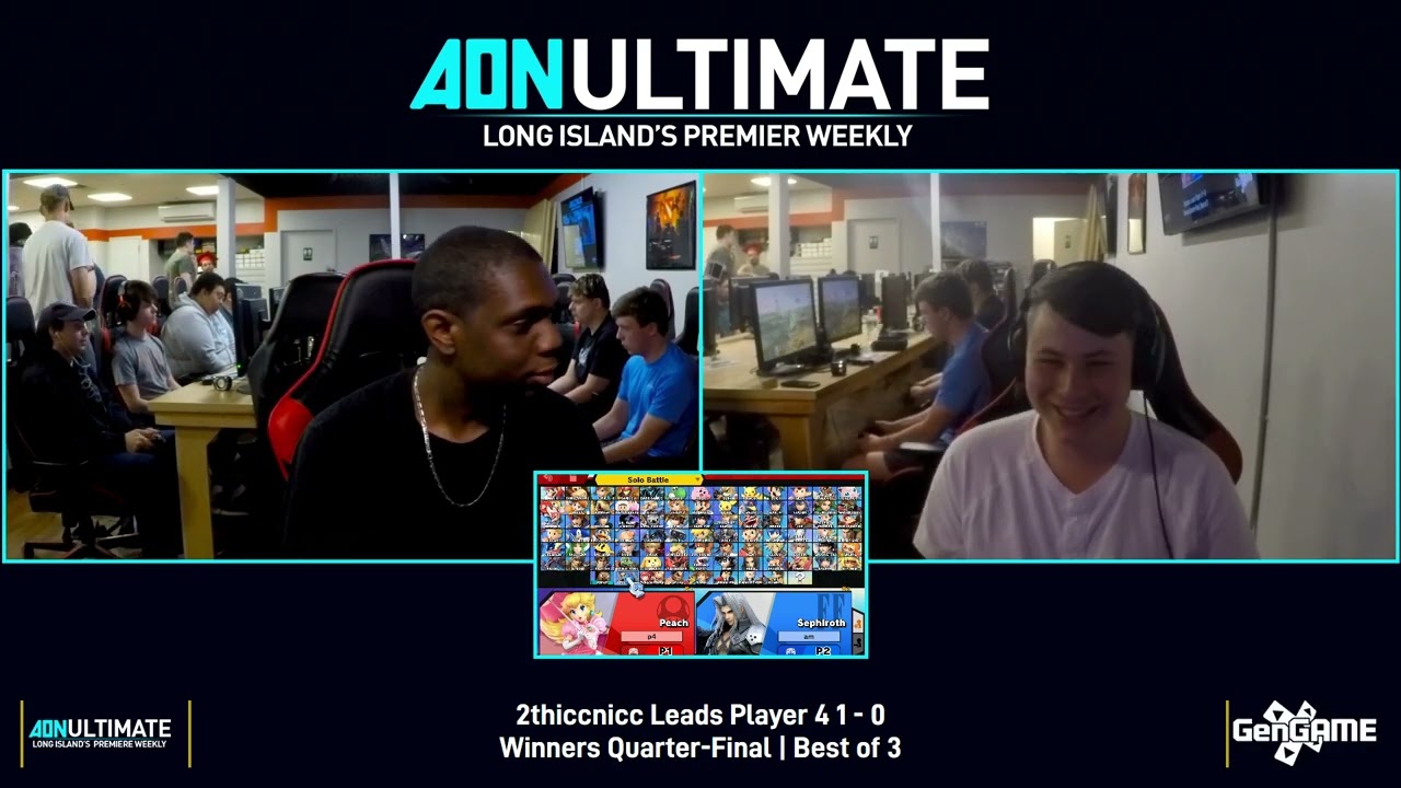 Player 4 (Peach) vs 2thiccnicc (Sephiroth) | AON Ultimate 