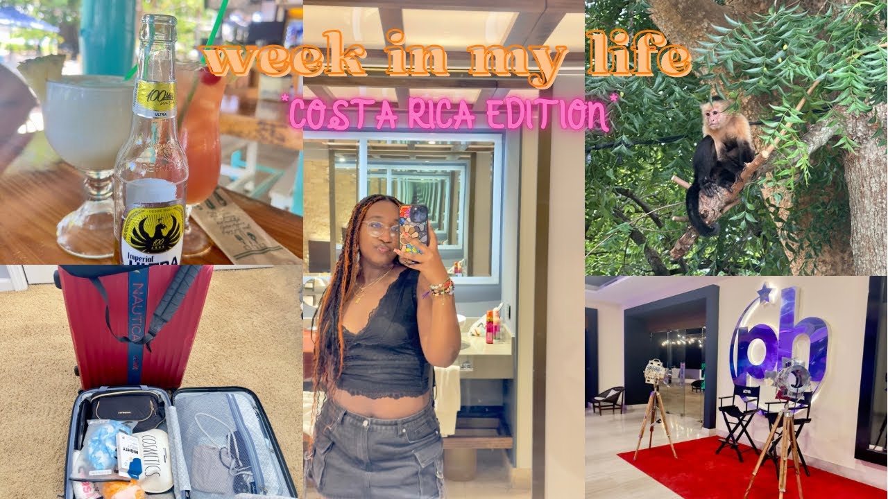 Spend a Week with me in Costa Rica 🇨🇷 🐒🍹| views, food, atv's, swimming, zip-lining & more