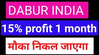 15% Profit on 1 Month Swing | dabur india share latest news ||dabur india stock analysis |swingtrade