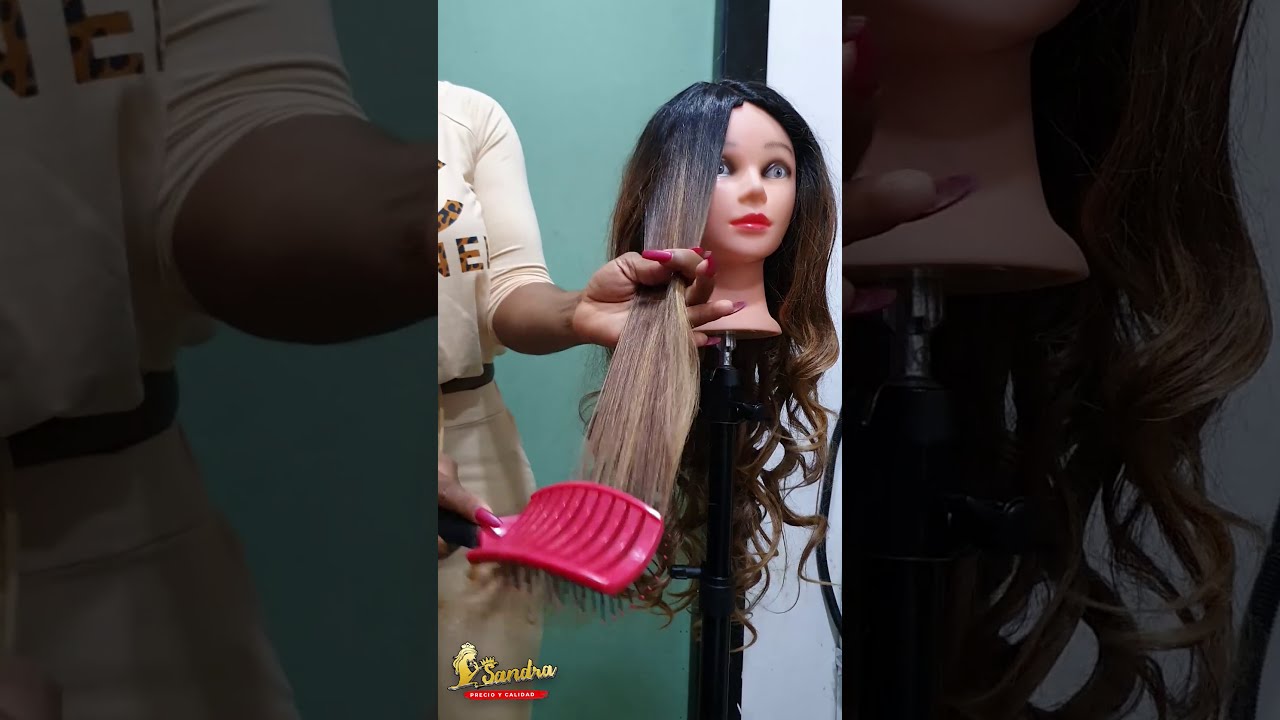 Restaurando Peluca de Fibra Natural / Sandra Extensiones