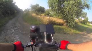 Recensione bici a pedalata assistita tra cascate di Chia Bassano in teverina