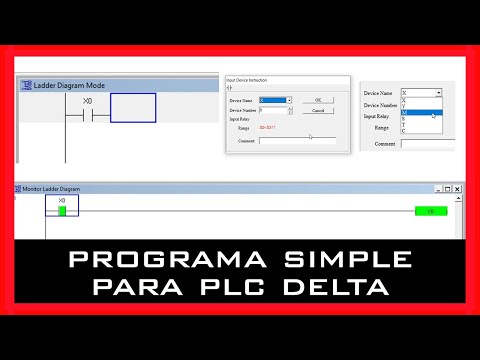 Cómo programar PLC Delta con WPLSoft - Programa simple y simulación