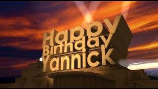 Happy Birthday Yannick