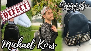 Bought a Defective Michael Kors Bag! 😱 [Studded Rhea Backpack]