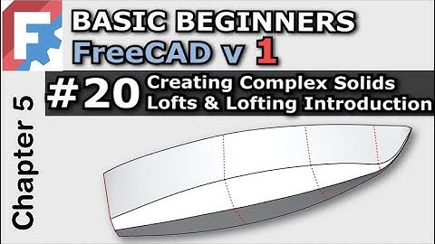 FreeCAD V1.0 | Introductie tot lofts | Les #20 | Basis Beginners FreeCAD | Complexe modellen maken