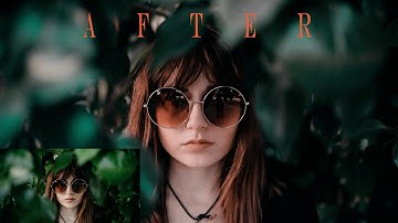 How To Edit Cyan Blue Leaf Color Grading in Photoshop cc Tutorial 2019 | Photo Effect