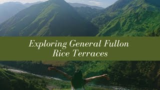 Experience Rice Terraces in Visayas