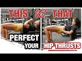 How To FEEL YOUR GLUTES More When You HIP THRUST! - (5 Quick Fixes)