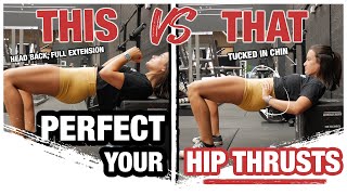 How To FEEL YOUR GLUTES More When You HIP THRUST! - (5 Quick Fixes)