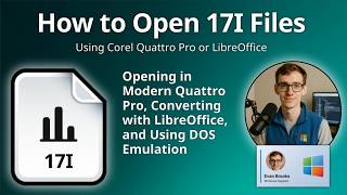 How to Open 17I Files (Quattro Pro DOS Spreadsheet)