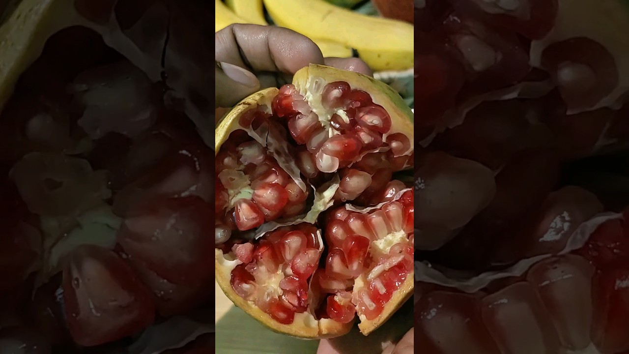 How to open pomegranate 