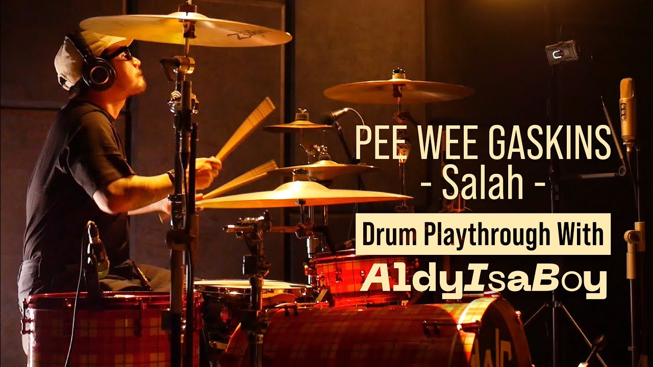 PEE WEE GASKINS - SALAH (DRUM PLAYTHROUGH by ALDY PRASETYA)
