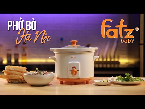 Video Phở bò Hà Nội bằng nồi nấu chậm SLOW 3 FB9025MH |... - youtube