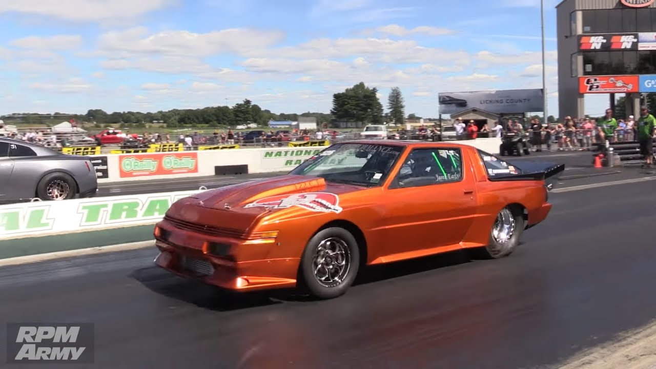 Starion Racing Insane 7 Second 175mph Mitsubishi Starion Drag Racing - YouTube