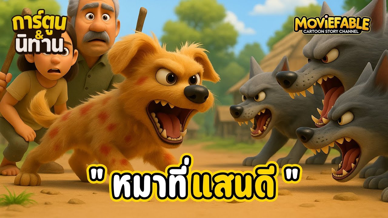 หมาที่แสนดี | จากหมาจรจัด....สู่วีรบุรุษของหมู่บ้าน l การ์ตูน & นิทาน l Moviefable