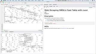 STAT 385 @ UIUC - SP2018: Web Scraping the Cast Table from IMDb with rvest