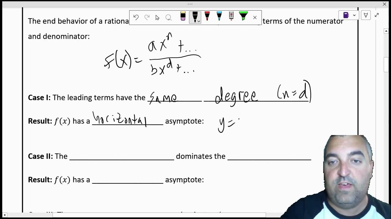 1 7 rational functions and end behavior youtube