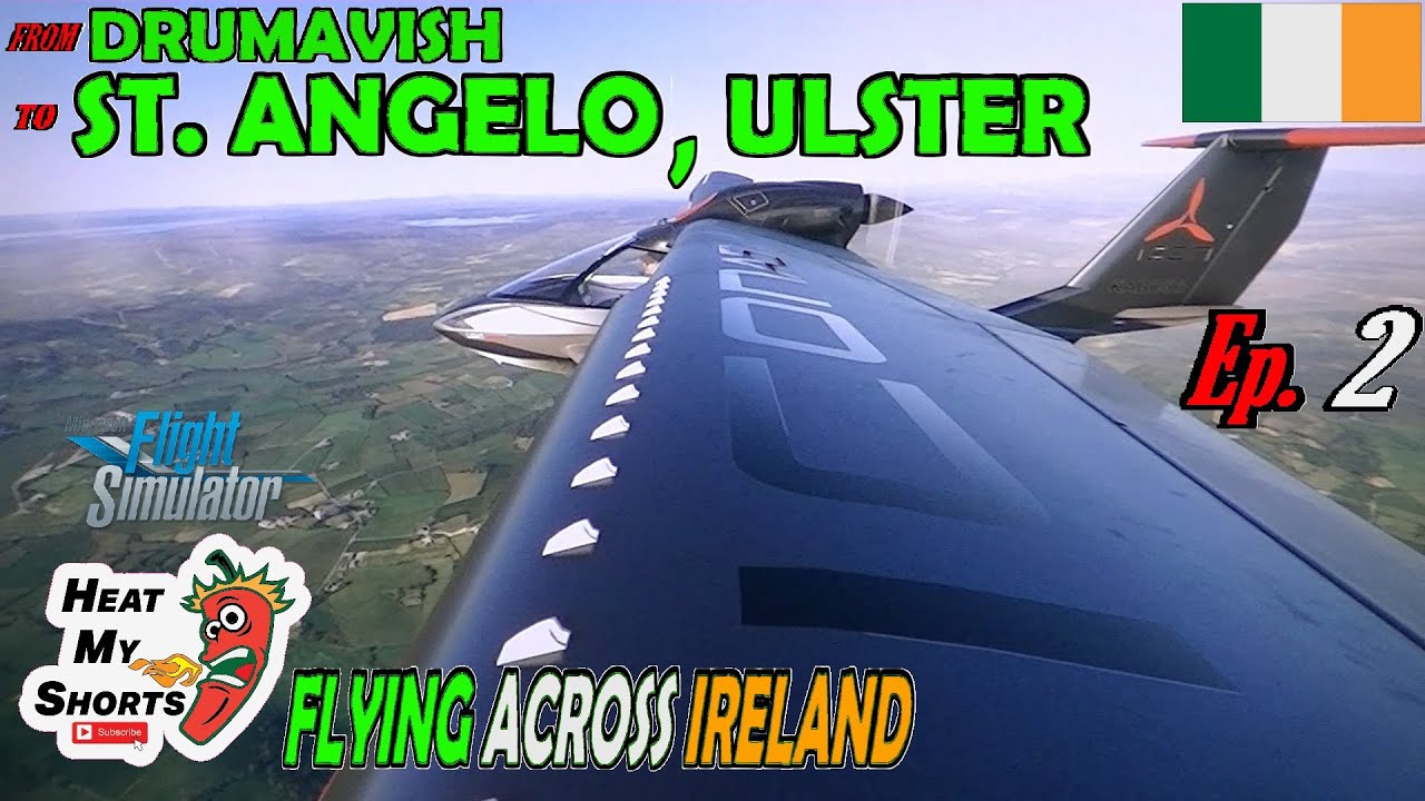 Драмавиш в Сент-Луис-Анджело, Ирландия, в Icon A5!