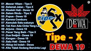 TIPE-X ~ DEWA || KOMPILASI TERBAIK ROCK BAND INDONESIA HITS 90AN 🎶