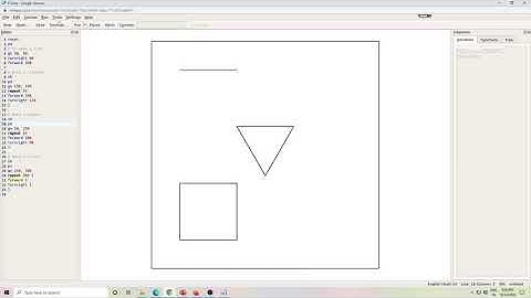 Making Basic shapes in KTurtle