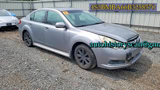 4S3BMBA66B3258570 Subaru Legacy 2011