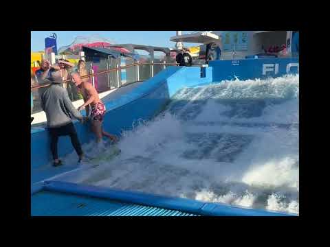 FloRider Surfing Wave - Wild Action On Royal Caribbean Cruise Ship!
