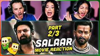 SALAAR Movie Reaction Part (2/3)! | Prabhas | Prithviraj Sukumaran | Shruti Haasan