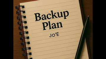 Backup Plan - Jo