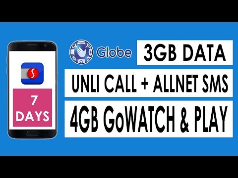 Globe SWITCH200 - 3GB Data, 4GB GoWATCH / Play, Unli call and All-net SMS