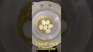 Easy Boiled Egg Fry Recipe by K_R_O shorts food egg viral