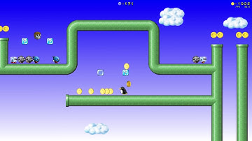 SuperTux 0.5.1 Pipe Down Over There secret 1 reverse