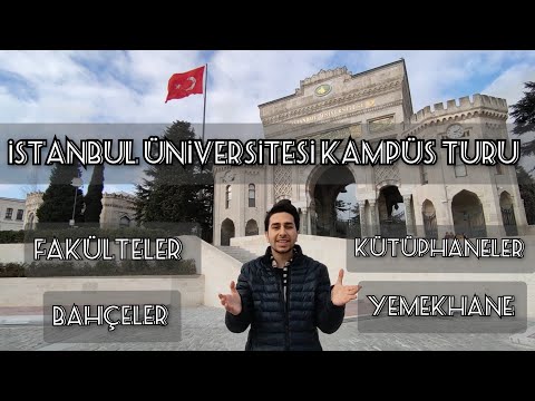 İstanbul Üniversitesi Kampüs Turu(Hukuk, İktisat, Siyasal, Kütüphaneler, Bahçeler, Yemekhane...)